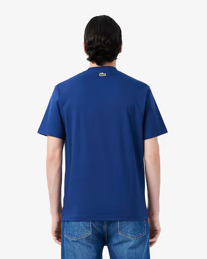 Lacoste Printed Cotton T-shirt