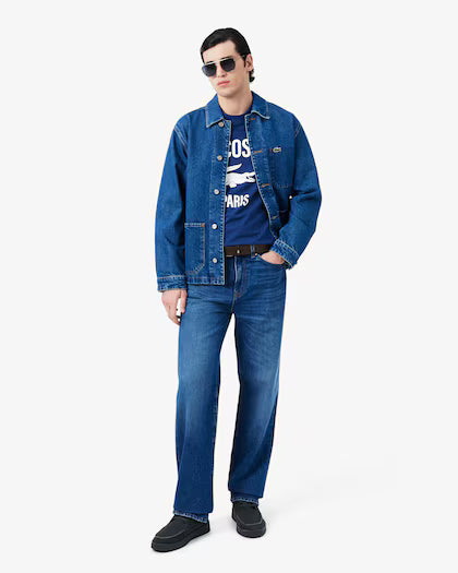 Lacoste Printed Cotton T-shirt