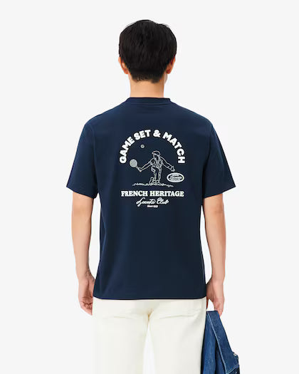 Lacoste Ultra Dry Tennis Heritage Graphic T-shirt