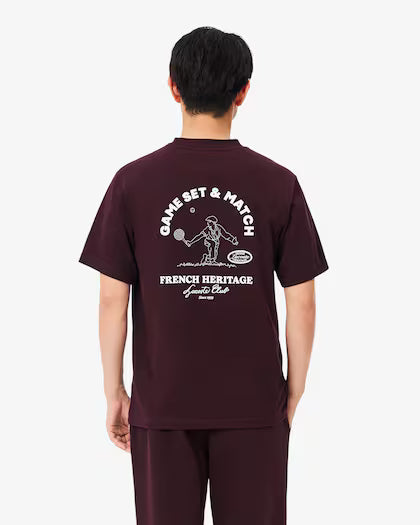 Lacoste Ultra Dry Tennis Heritage Graphic T-shirt