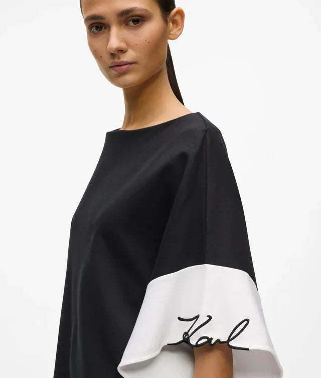 Karl Lagerfeld Women's Scarf print T-shirt